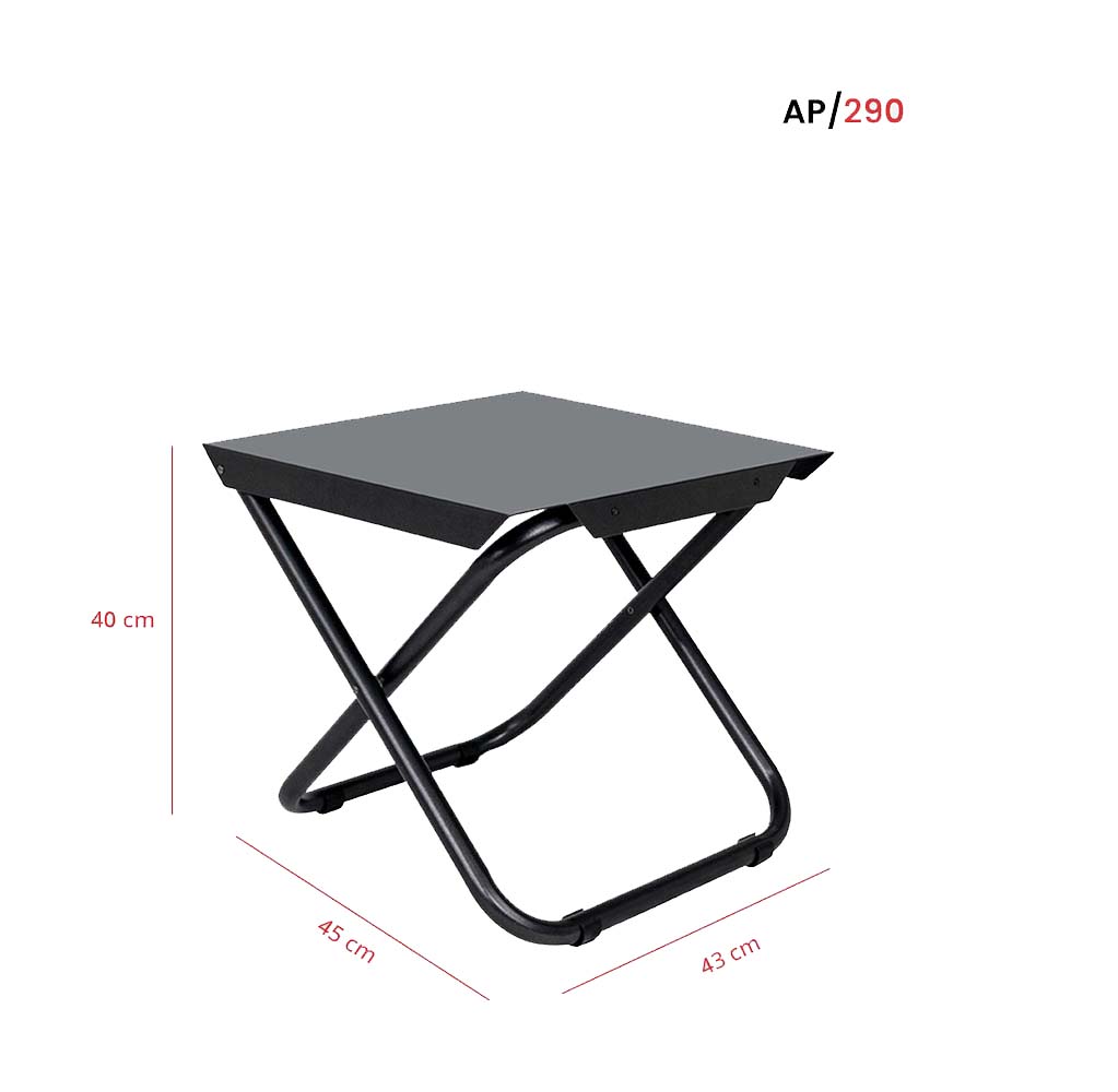 Crespo - Tisch - AP/290 - 43x45 cm - Schwarz detail 7
