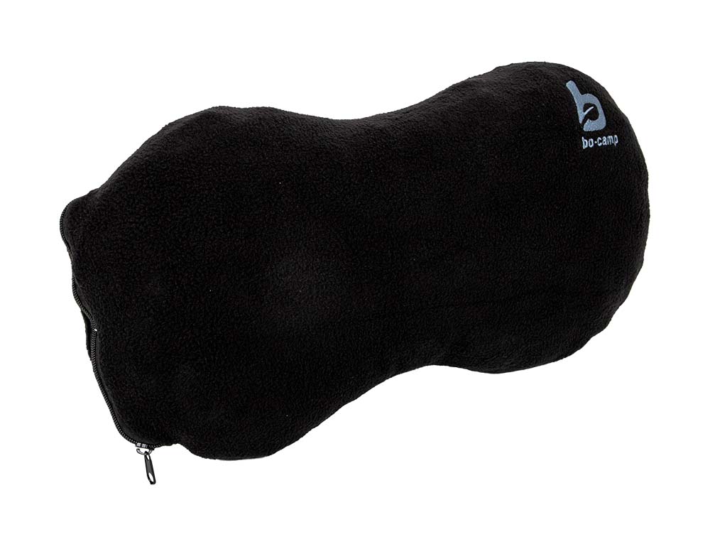 3506631 Una almohada inflable con funda suelta. La funda polar de esta almohada proporciona una comodidad óptima y un uso duradero. Al desinflar la almohada después de su uso, es compacta para transportarla.