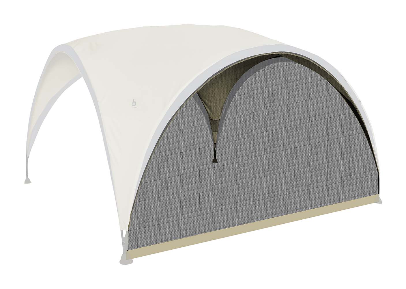 4472216 Bo-Camp - Party Shelter Sidewall - Partyzelt medium 3,7x3,7x2,39 Meter - Moskitonetz für Seitenwand