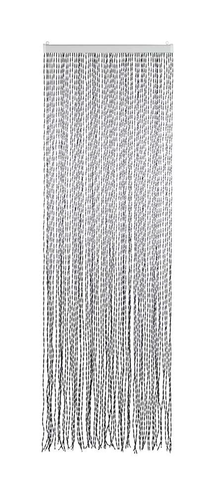 Arisol - Vliegengordijn - String - 100x220 cm - Zilver/Zwart