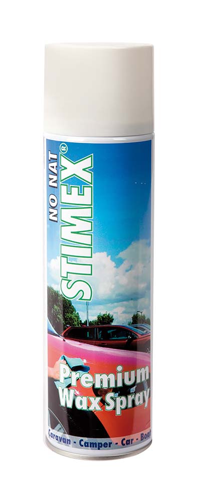 5612745 Stimex Premium Wax ist ein 2-in-1-Produkt als handliches Spray. Es reinigt und schützt Wohnwagen, Wohnmobil, Boot oder Auto länger. Es schützt Fahrzeuge gegen die Bürstenstreifen von Waschanlagen. Dieses Top-Produkt ist für die Behandlung von Lacken und Polyester (Boote) geeignet. Das Ergebnis ist ein Hochglanzschutzschicht für etwa 7 Monate!