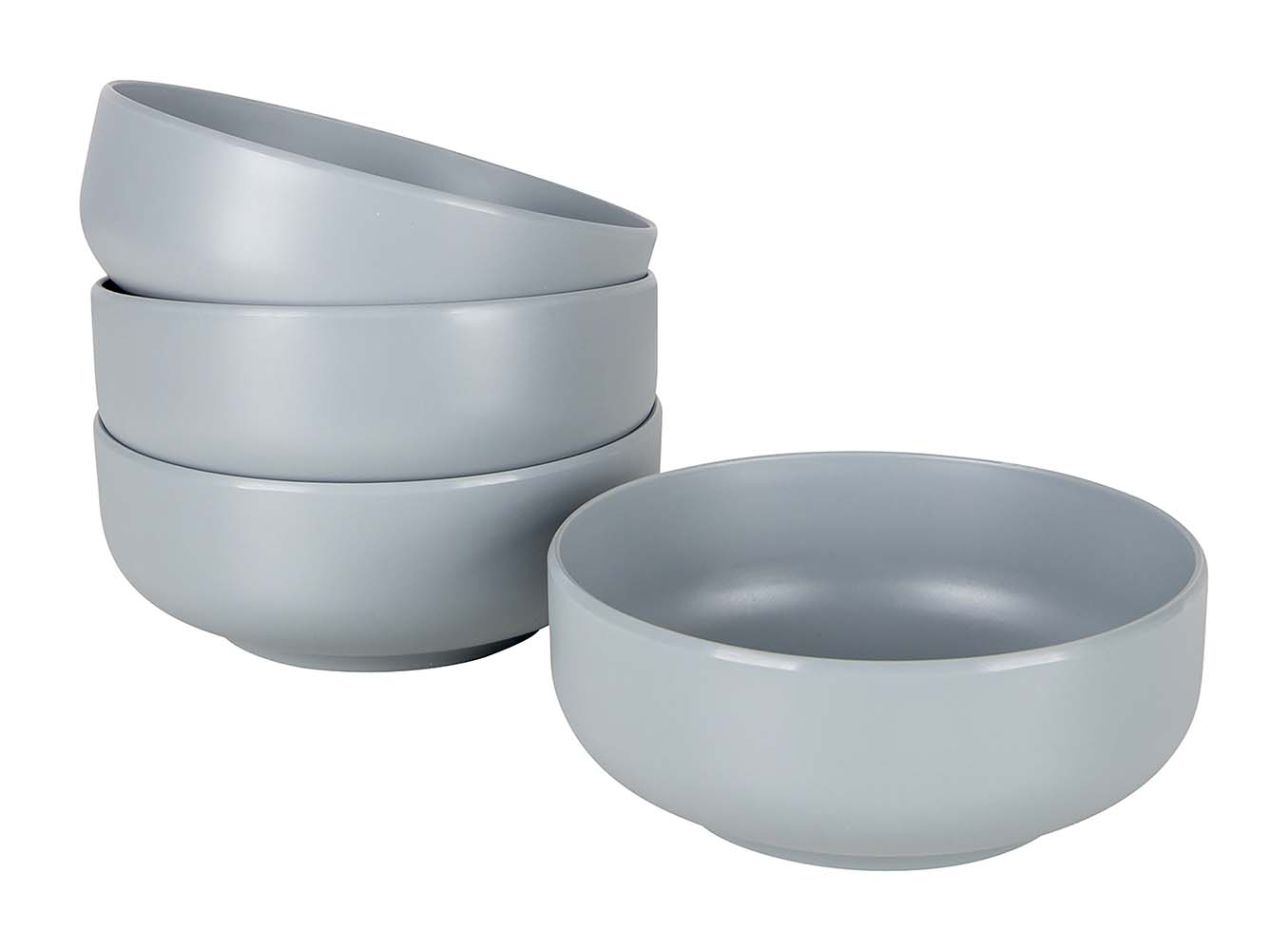 Bo-Camp - Industrial collection - Tableware - Patom - Melamine - 16 Pieces - Light grey detail 4