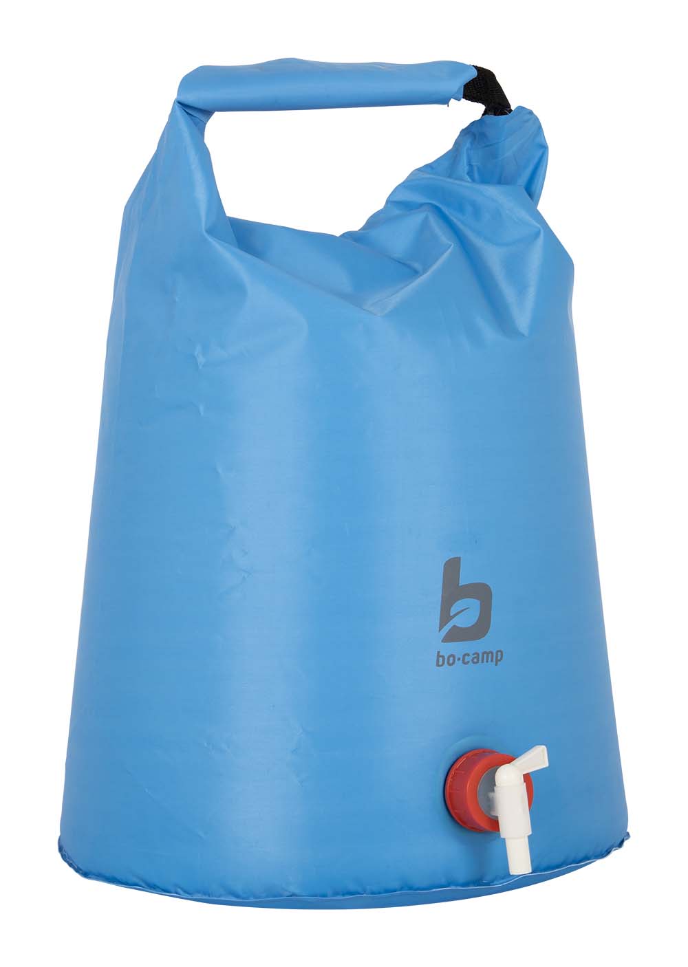 6681200 Un saco acuático plegable, plano y resistente. Ideal para llevar de viaje o para usar en el camping. Después de su uso, el aqua sac se puede plegar y guardar de forma compacta. La bolsa de agua tiene un práctico grifo y un asa en la parte superior para transportar la bolsa. Además, la bolsa de agua no contiene BPA.