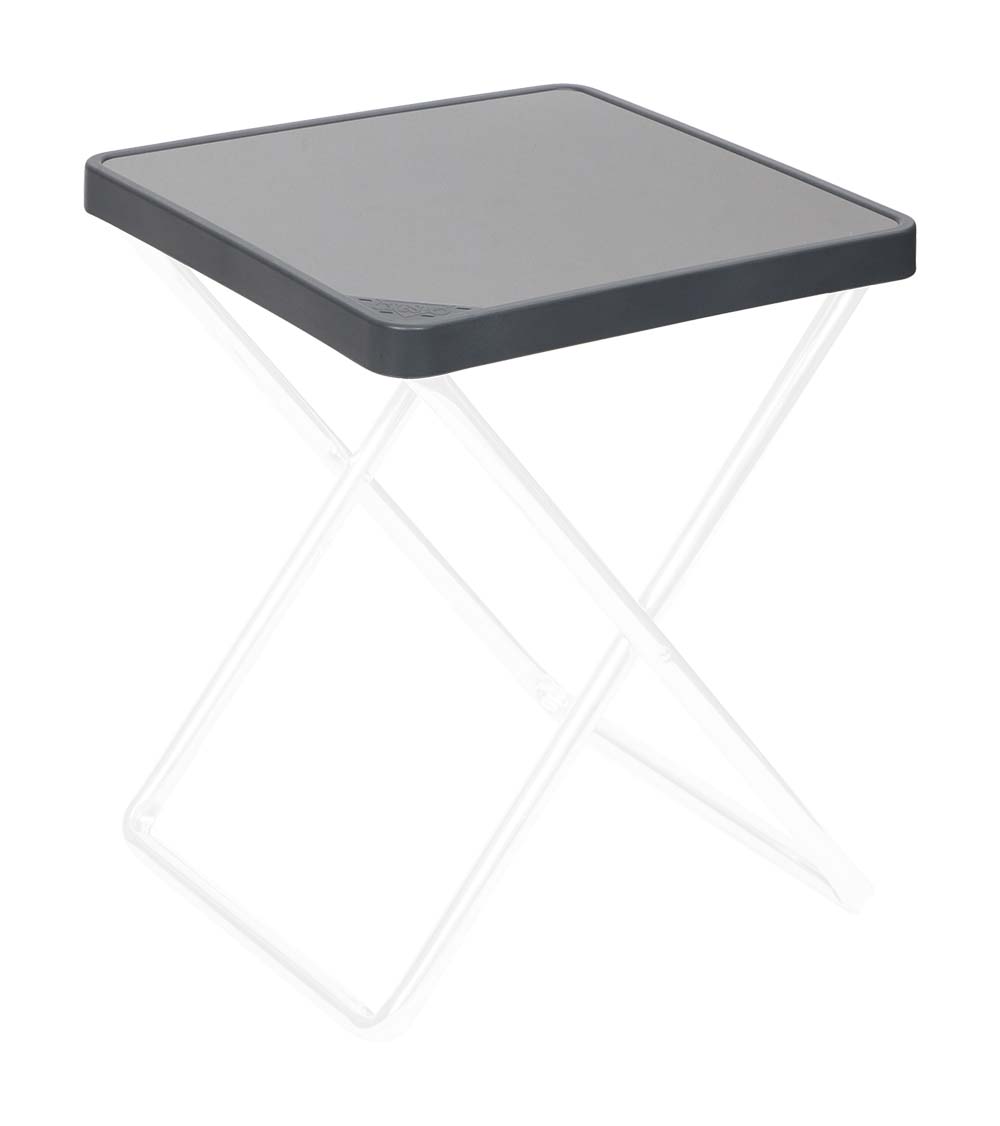 1104801 A sturdy tray. The tray is made of 100% melamine, making it heat-resistant and waterproof. Easily transform a Crespo footrest into a side table.