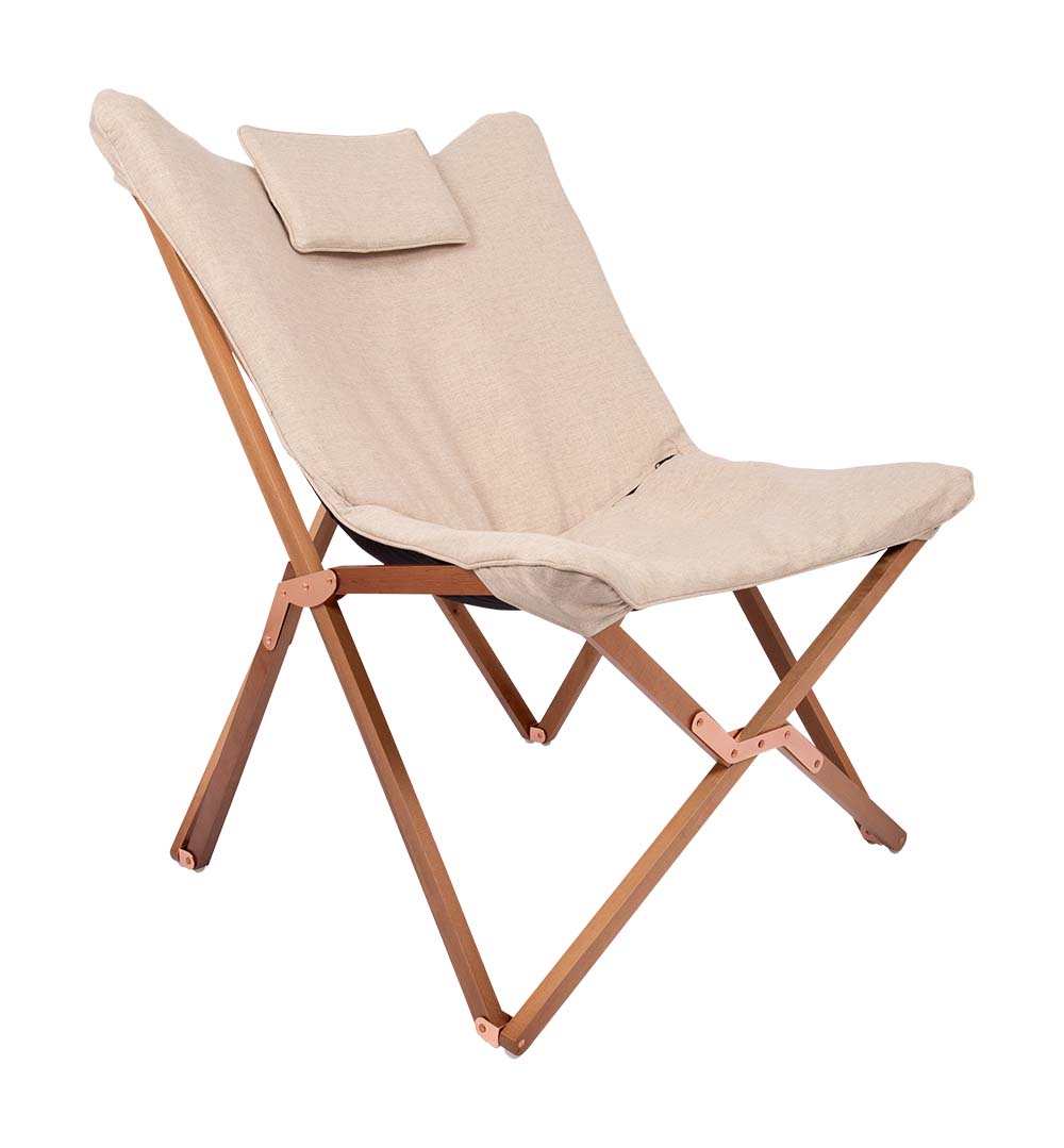 1200354 Bo-Camp - Urban Outdoor collection - Sillón relax - Bloomsbury - L - Poliéster oxford - Beige