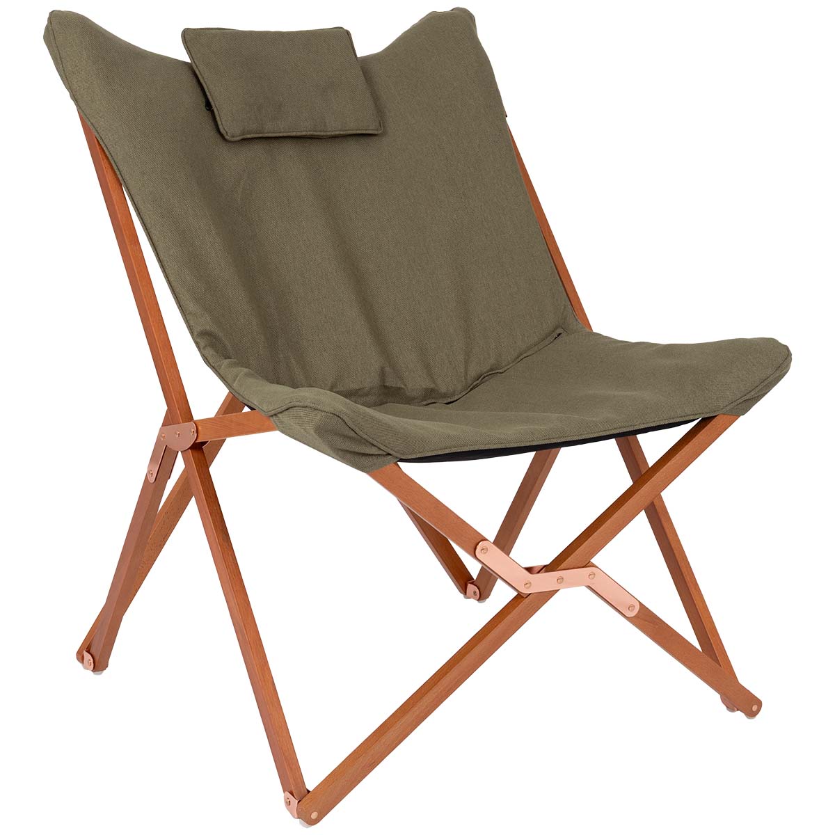 1200373 Bo-Camp - Urban Outdoor collection - Relaxstoel - Bloomsbury - L - Oxford Polyester - Groen