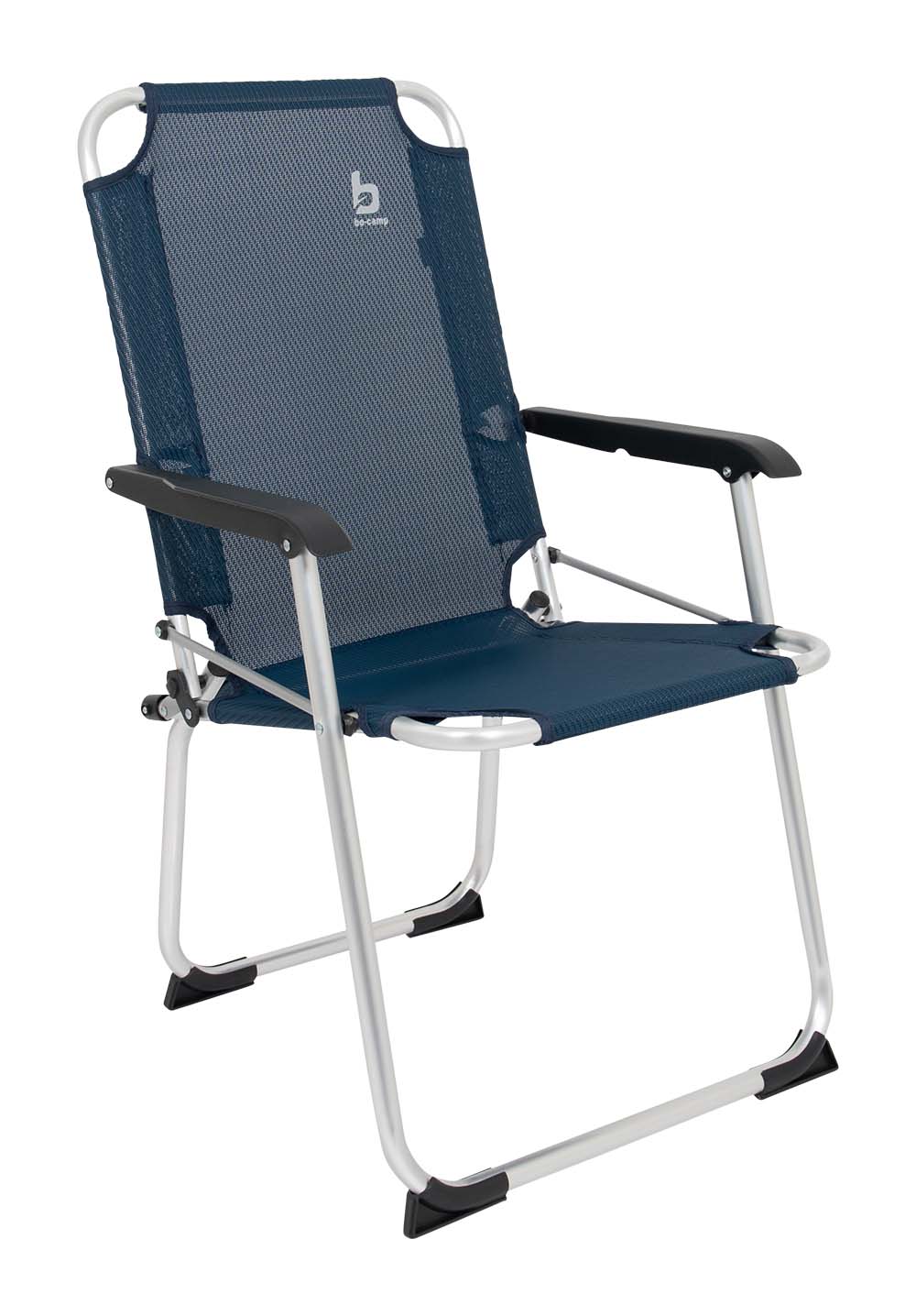1211956 "Een zeer compacte luxe klapstoel. Een stoel waarbij stijl, comfort en functionaliteit worden gecombineerd. Voorzien van een luxe en sterke textilene stof en een lichtgewicht aluminium frame. Daarnaast is deze stoel voorzien van extra stabilisatoren en een 'safety-lock' tegen ongewenst inklappen. Compact mee te nemen."