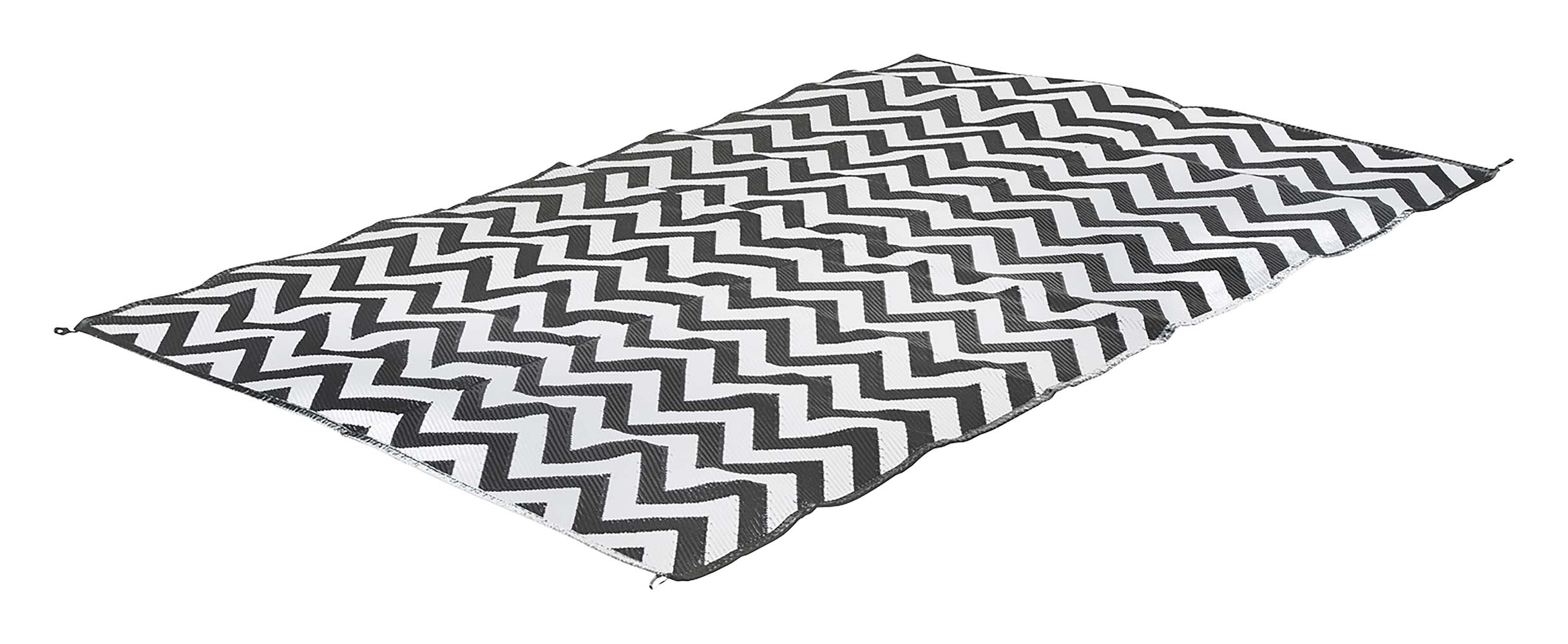 4271016 Bo-Camp - Urban Outdoor collection - Chill mat - Wave - Polypropylene - Black/White - M