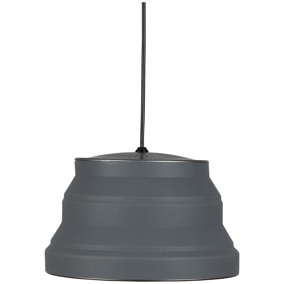 5818045 Een sfeervolle opvouwbare hanglamp van flexibel siliconen. Uitgerust met high power LED-verlichting die volledig dimbaar is via de meegeleverde afstandsbediening, zodat je de sfeer eenvoudig kunt aanpassen. Inclusief een 5 meter kabel en compatibel met powerbanks of andere apparaten met USB-A aansluiting, ideaal voor binnen en buiten. De lamp is zeer compact opvouwbaar, waardoor hij eenvoudig kan worden opgeborgen of meegenomen.