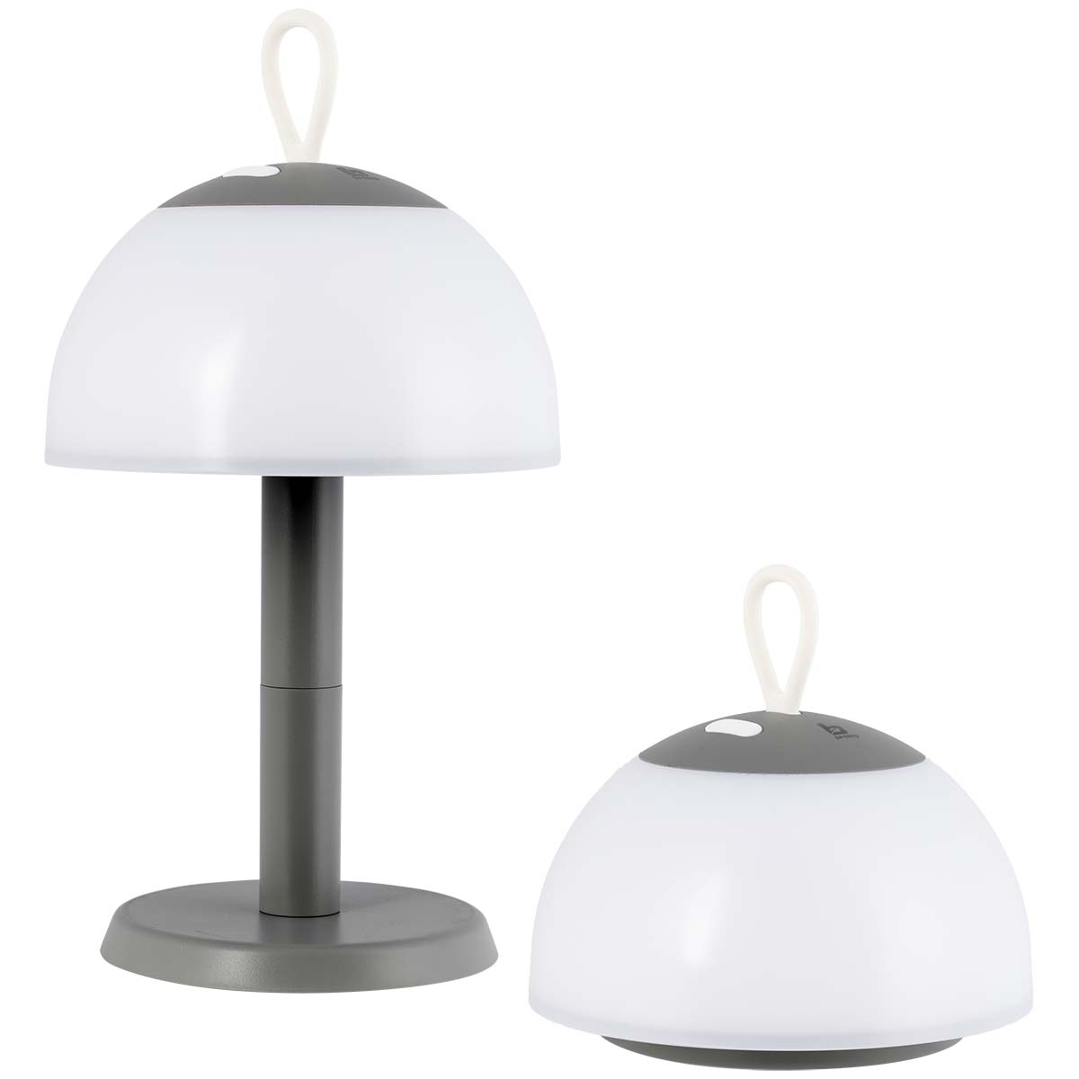 5818055 Een stijlvolle en functionele tafellamp. Voorzien van high power LED-verlichting die volledig dimbaar is en een prettig warm wit licht geeft. De lamp is veelzijdig in gebruik met 2 verschillende standen. Dankzij de ophanglus kan hij ook eenvoudig worden opgehangen. Ook is de lamp oplaadbaar via USB, waardoor je hem flexibel overal kunt gebruiken, thuis of onderweg.