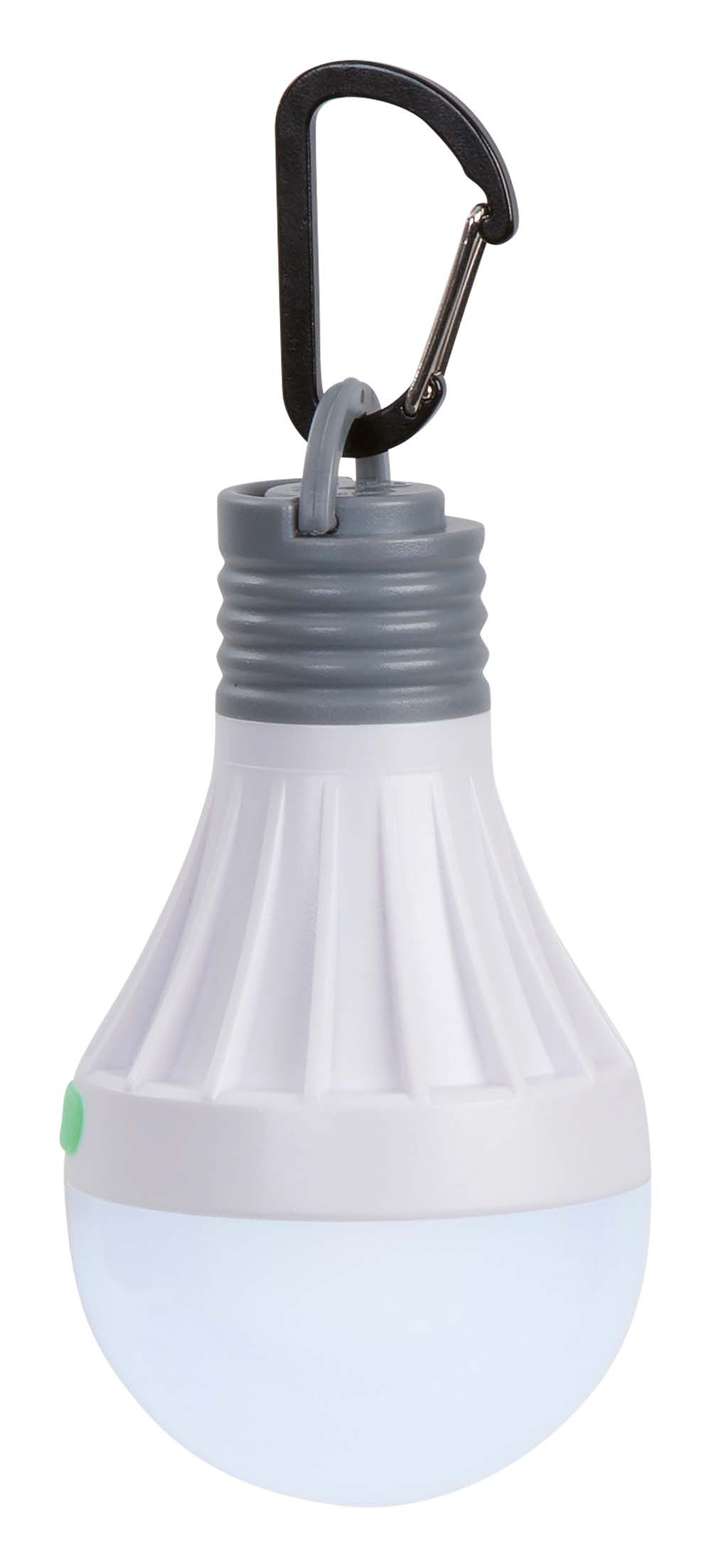 5818854 Una lámpara colgante en forma de globo. Esta lámpara colgante impermeable tiene un LED y se puede utilizar en 2 posiciones de luz. 50%, 100% y modo intermitente. La lámpara se puede colgar rápida y fácilmente mediante el mosquetón y también se puede fijar, por ejemplo, a una pared de hierro con un imán. Funciona con 1 pila AA (no incluida). Tiempo de combustión: 20-8 horas Salida de luz: 15-35 lúmenes