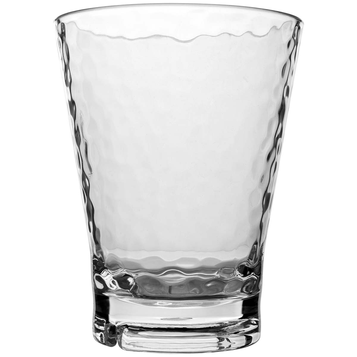 6101434 Een modern limonadeglas met speels motief. Het glas is gemaakt van zeer sterk kunstof en is BPA vrij. Daarnaast is deze kraswerend, van lichtgewicht en vaatwasmachinebestendig.