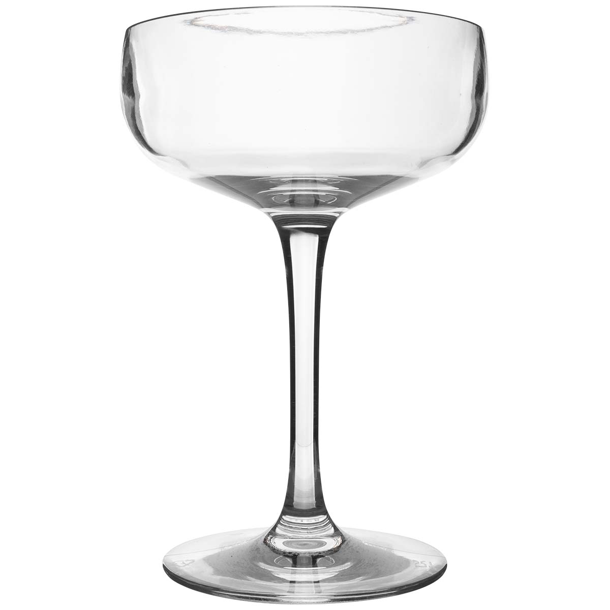 6101435 An extra sturdy and stylish cocktail glass. Made of 100% polycarbonate This makes the glasses almost unbreakable, light weight and scratch proof. This glass is also dishwasher safe.