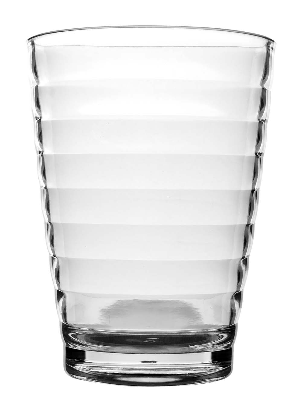 6101496 An extra sturdy and luxurious lemonade glass. Made of 100% polycarbonate This makes the glasses almost unbreakable, light weight and scratch proof. This glass is also dishwasher safe.
