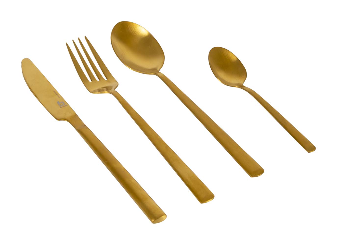 6102151 Bo-Camp - Industrial collection - Cutlery set - Fairbanks - 16 Pieces - 4 Persons - Gold