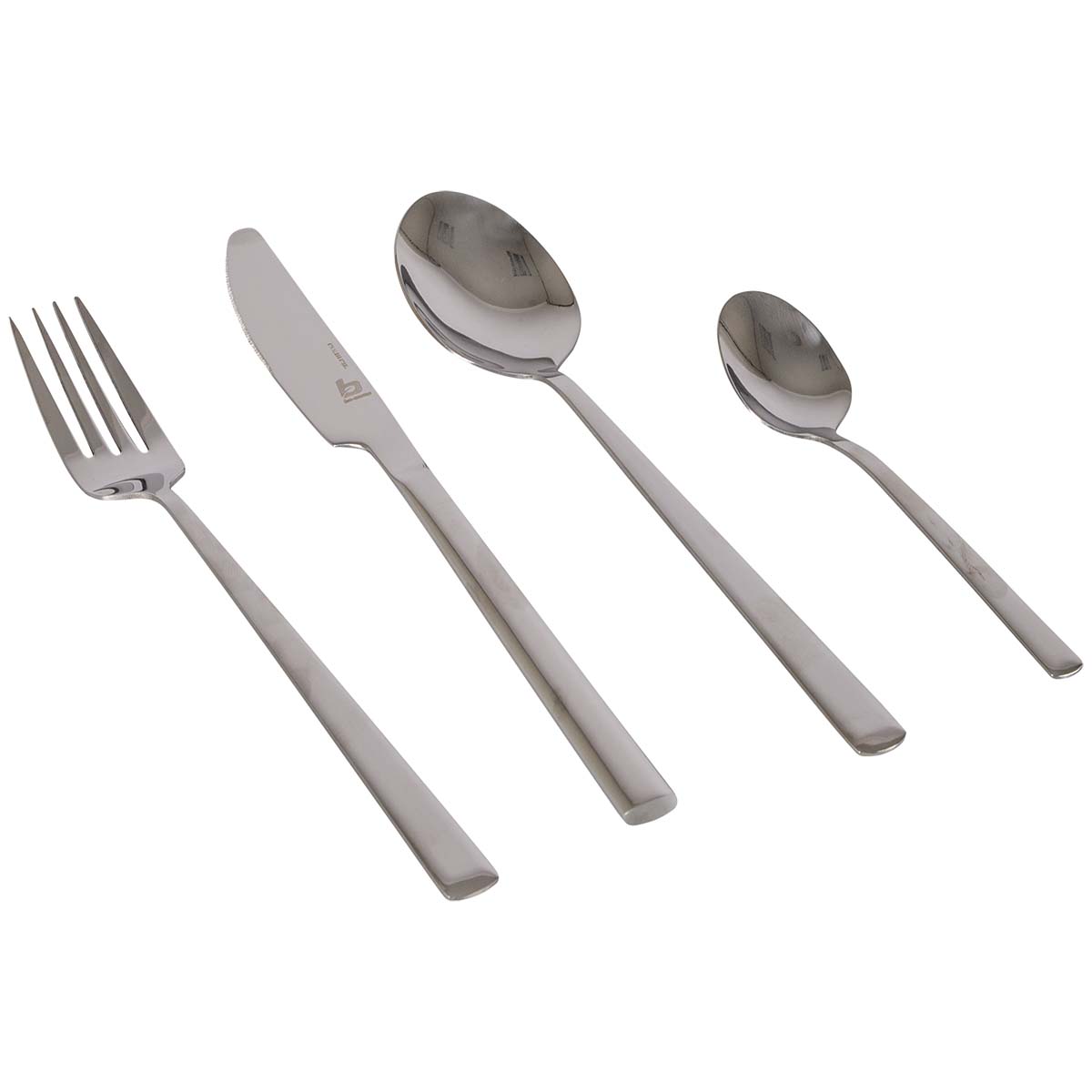 6102157 A stylish 16-piece set of cutlery suitable for 4 persons. Made of strong stainless steel and is dishwasher safe. In addition, the handle lies comfortably in the hand. Gives your set table an elegant look.