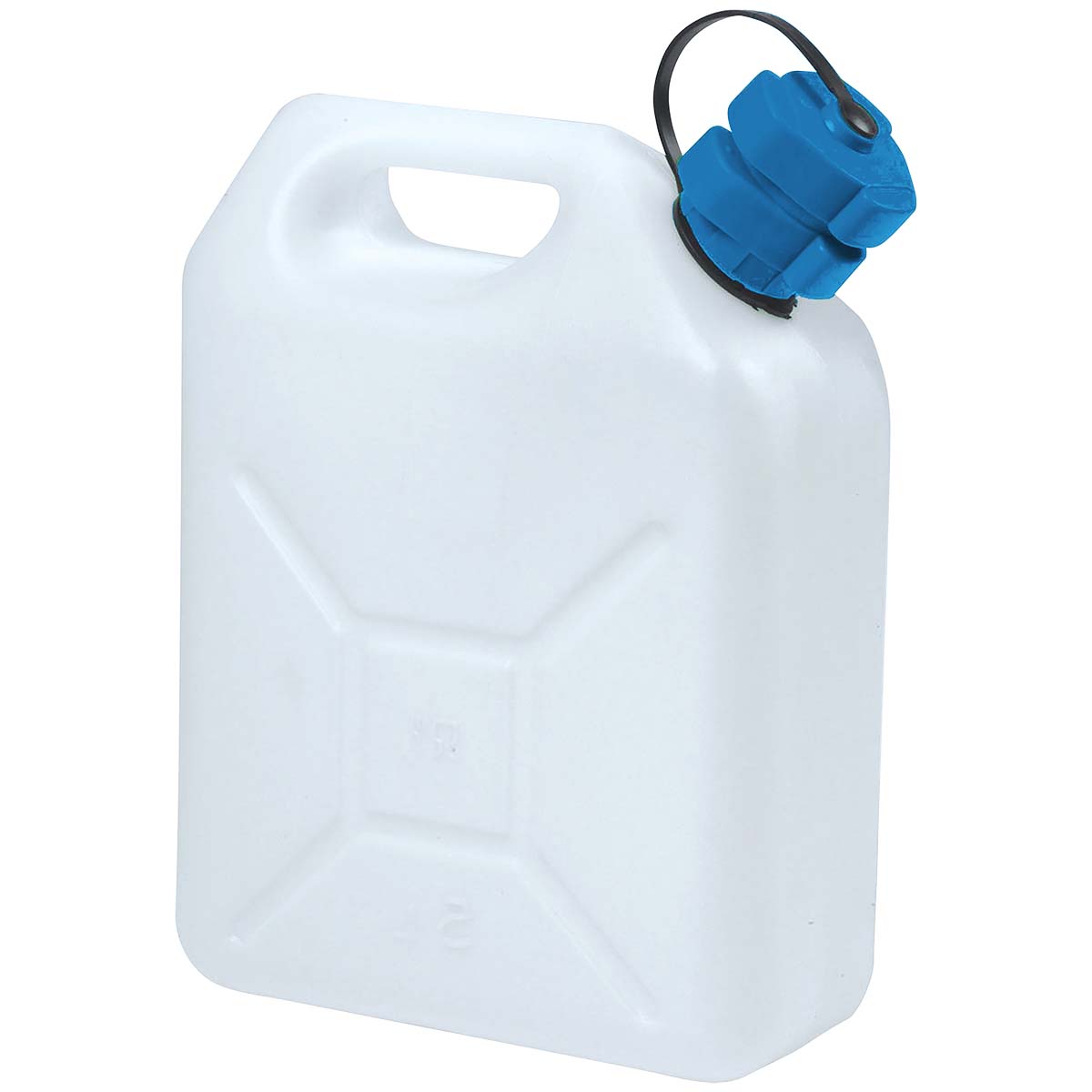 6603116 Een stevige jerrycan. Eenvoudig in gebruik door het stevige handvat en de handige tuit. De tuit kan na gebruik omgekeerd worden opgeborgen in de jerrycan waarbij de opening wordt afgesloten met de dop.