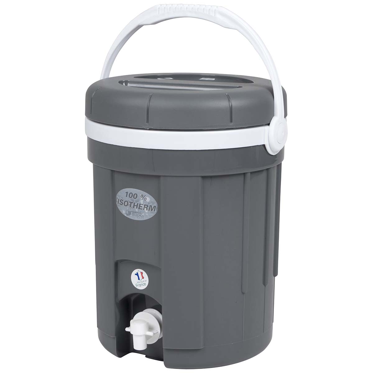 6703710 EDA - Water-/Sapcontainer - Met kraan - Grijs - 4 Liter