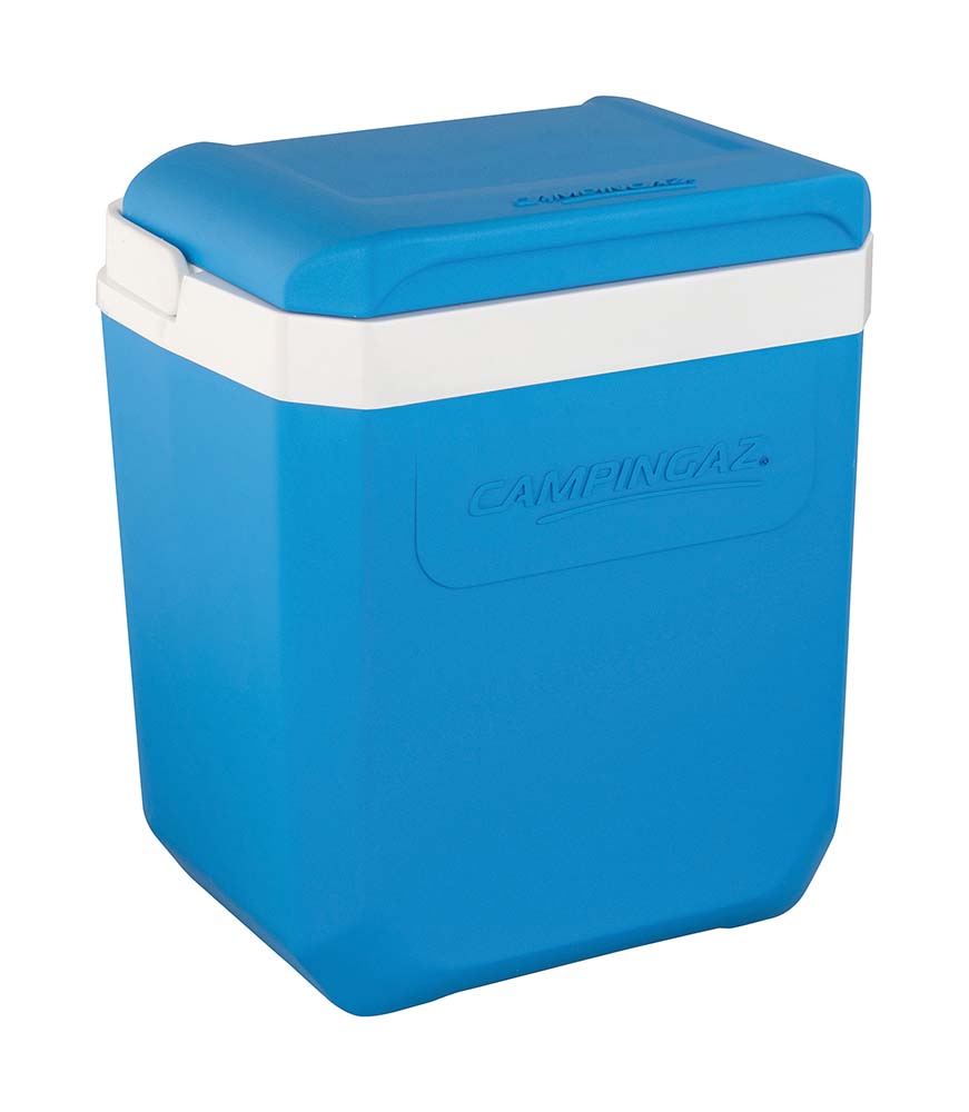 8824962 Lightweight coolbox. Both the coolbox and lid have PU foam insulation. This allows the coolbox to cool for up to 22 hours. The lid can be used as a convenient tray. Suitable for 1.5 litre bottles.